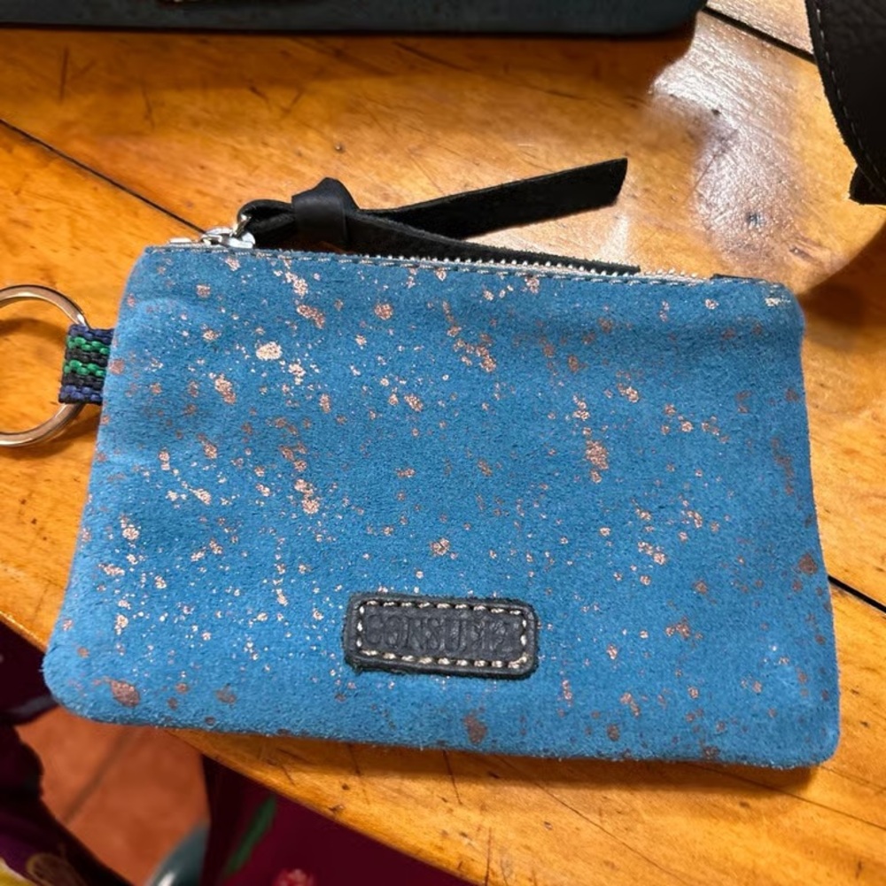 Consuela Teal and Copper Mini Bag
